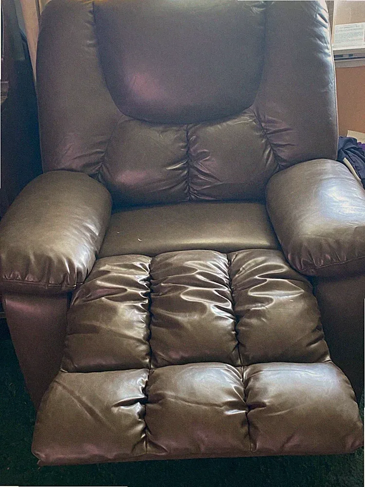 asserta brown recliner