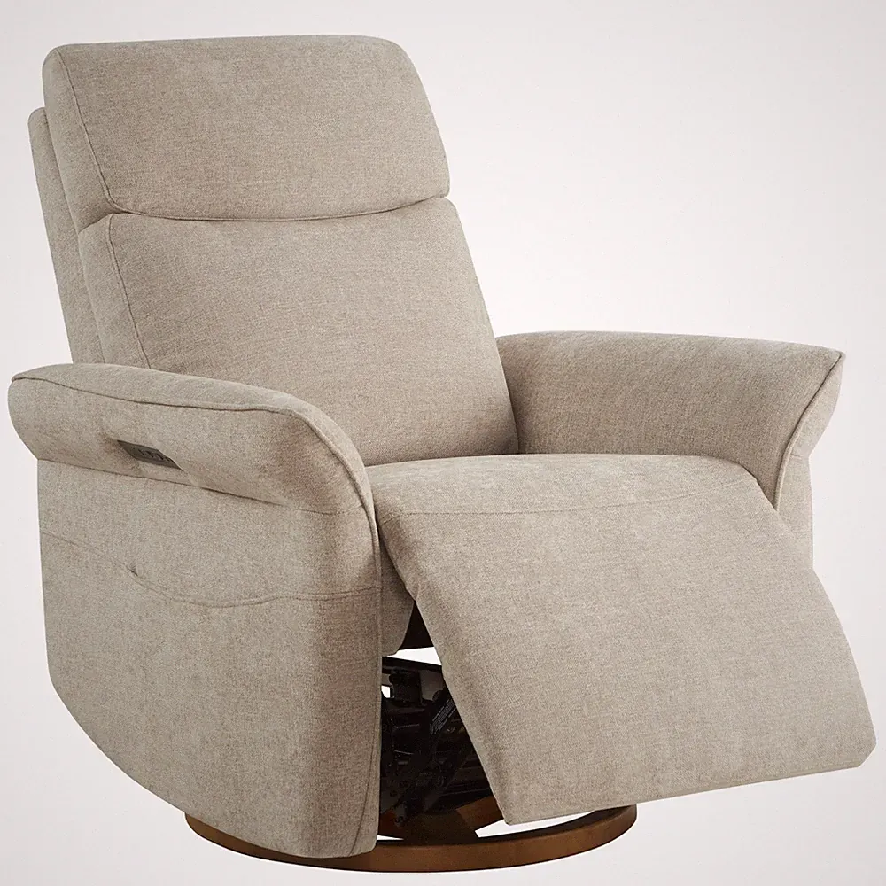CHITA Fabric Recliner Chair, Triple-Motor Swivel Glider,GREENGARD Gold Certified