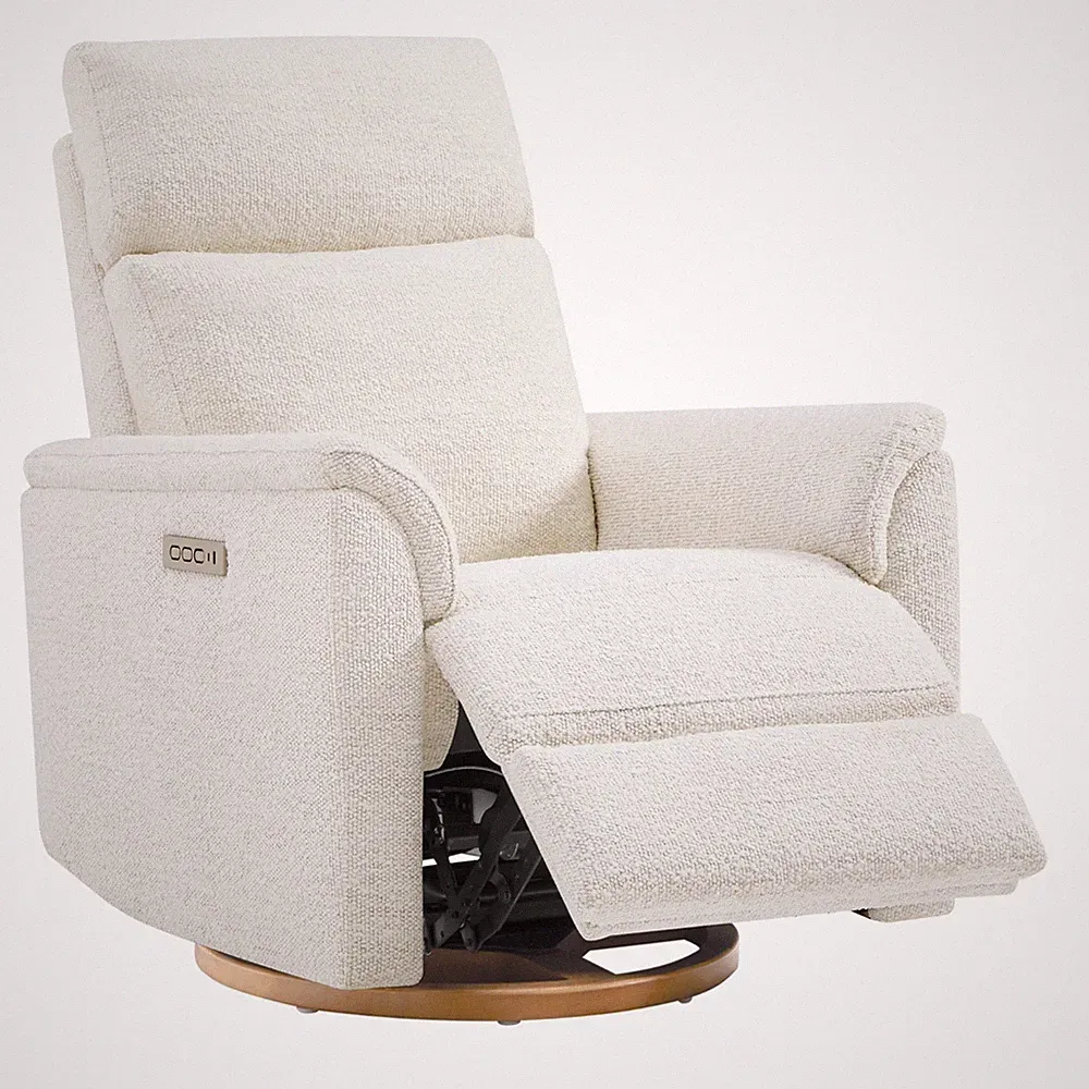 CHITA Power Swivel Glider for Adults with Nightlight, Nursery Recliner Chair