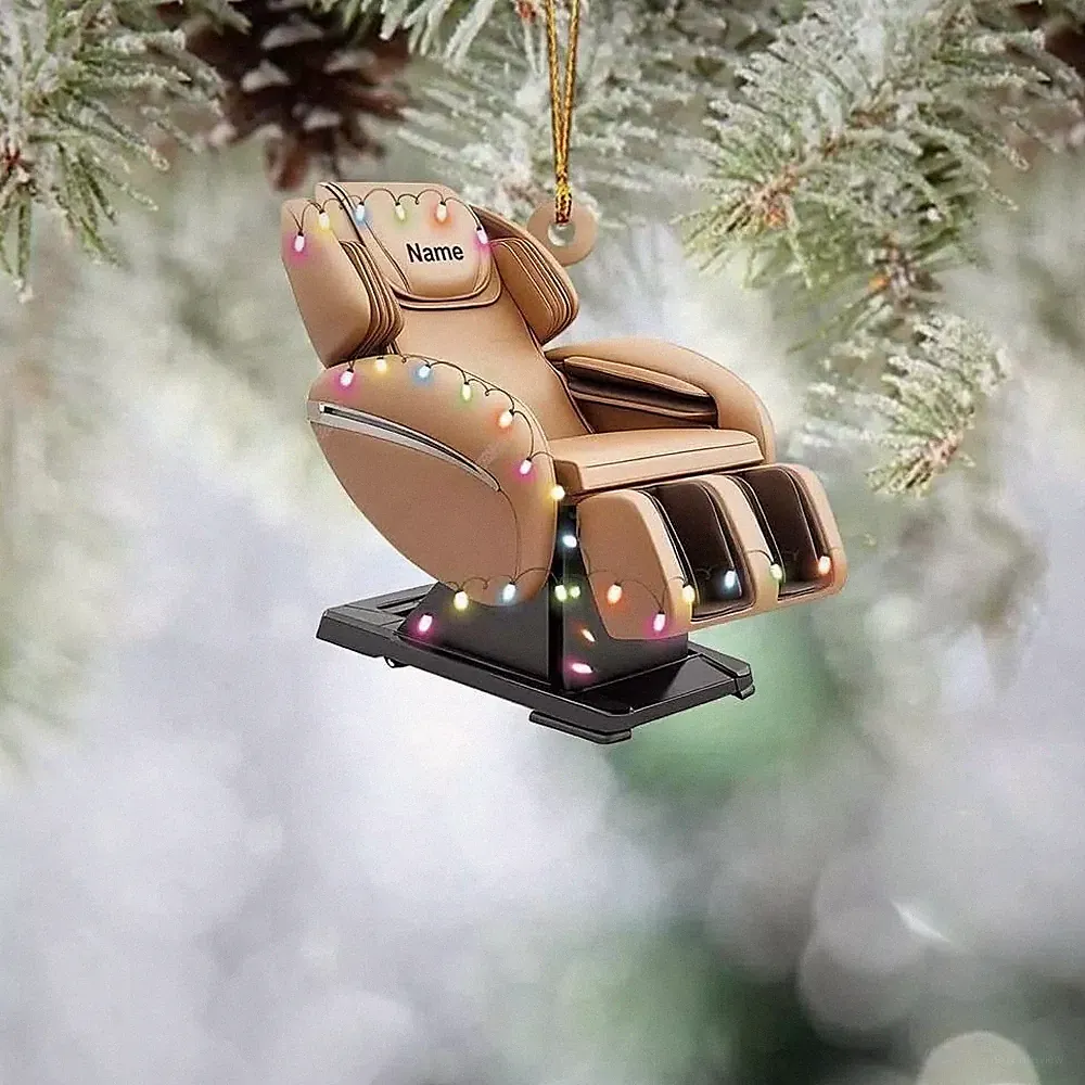 Massage Chair Christmas Ornament Recliner Chair Ornament Theraphy Gift GLC056021